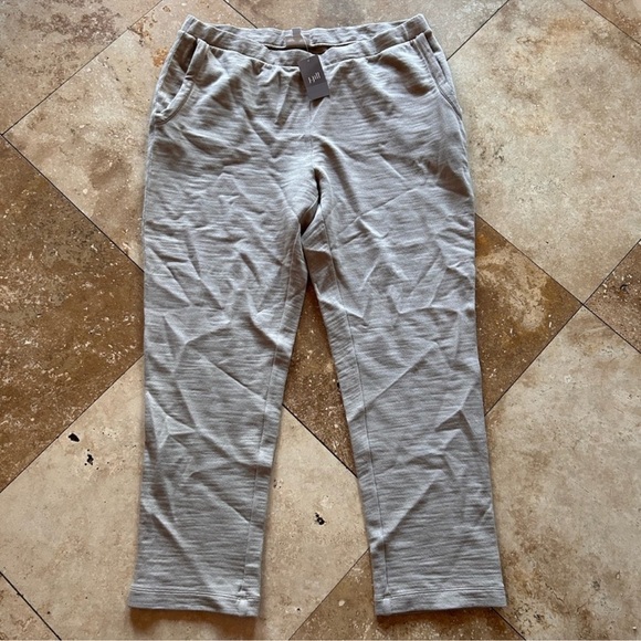 J. Jill Garment Dyed Light Mocha Slim Leg lounge Pants size large - Picture 5 of 8